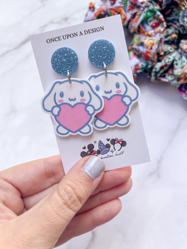Love Puppy Dangle Earrings