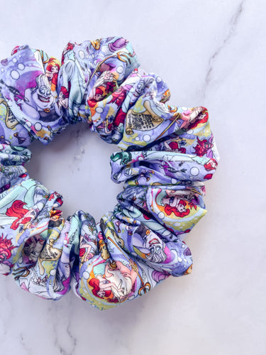 Mermaid Scenes Scrunchie
