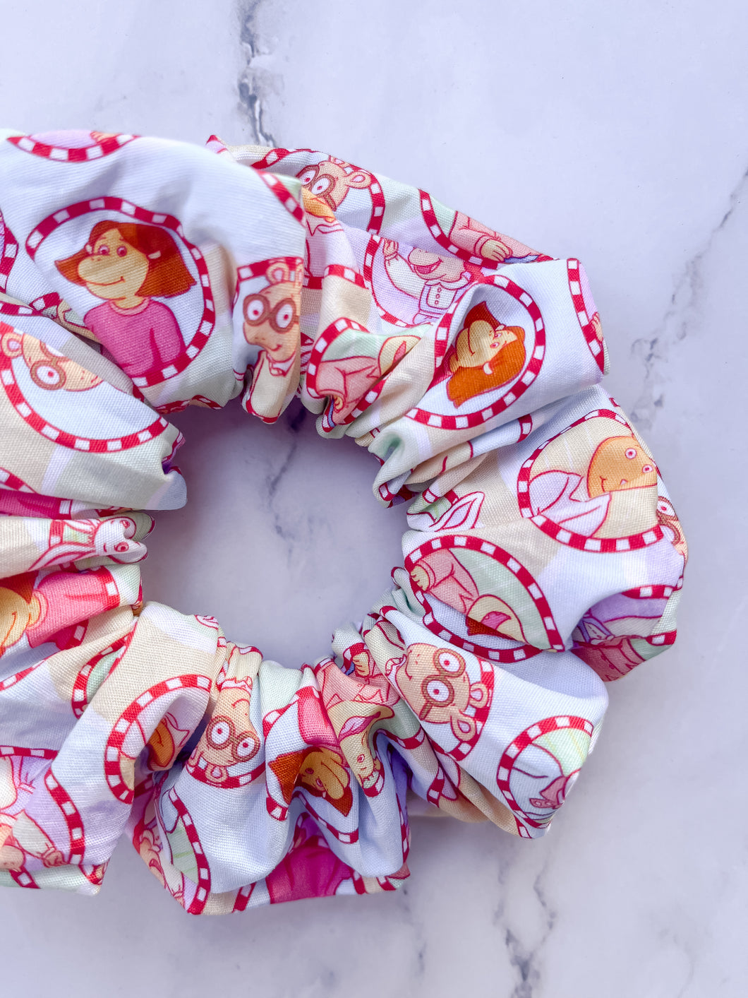Aardvark and Friends Scrunchie