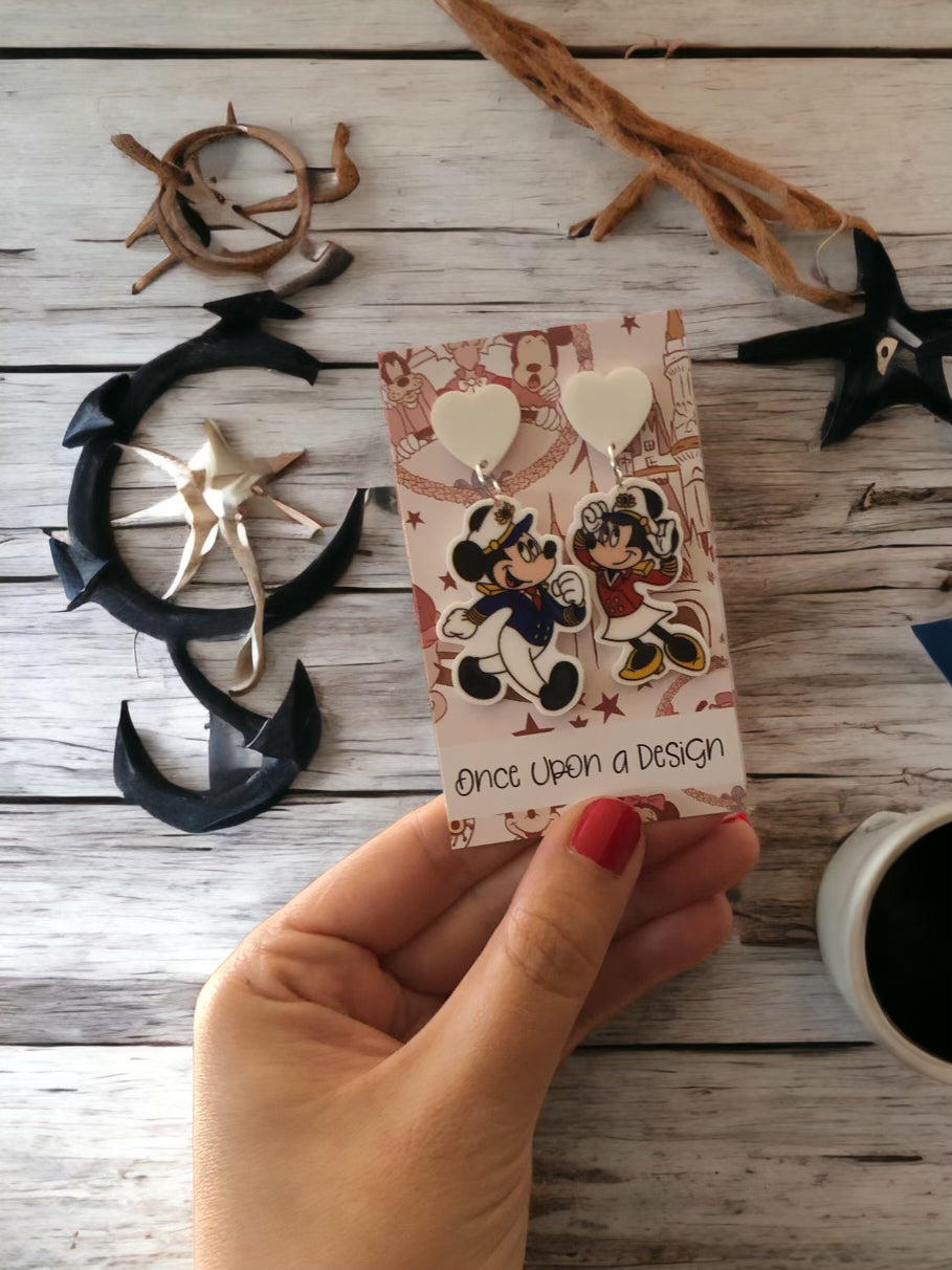 Mice Captains Dangle Earrings