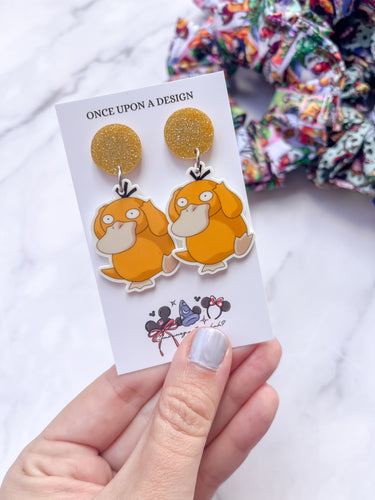 Duck Dangle Earrings