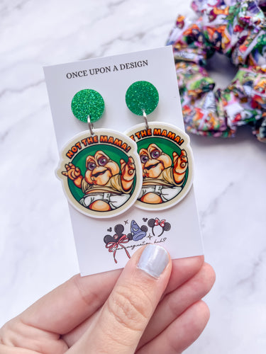 Baby Dino Dangle Earrings