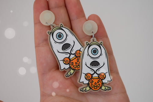 Glowing Monster Ghost Earrings