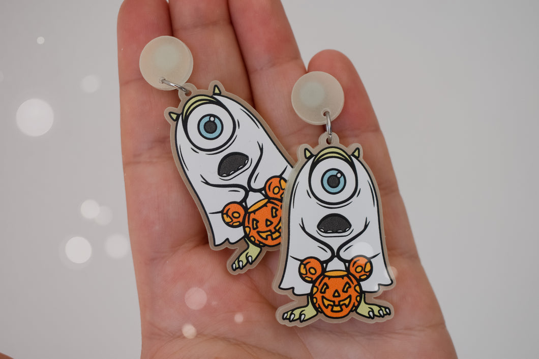 Glowing Monster Ghost Earrings