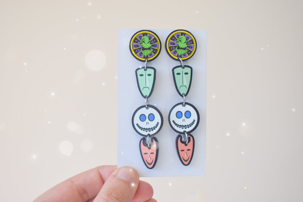 Henchmen Tier drop Statement Earrings