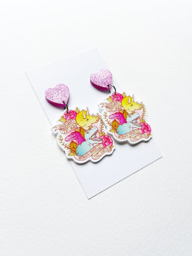 “Woman Inherits the Earth” Dangle Earrings