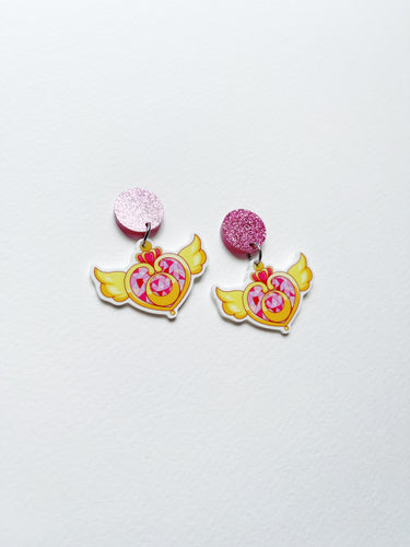 “Moon Princess” Dangle Earrings